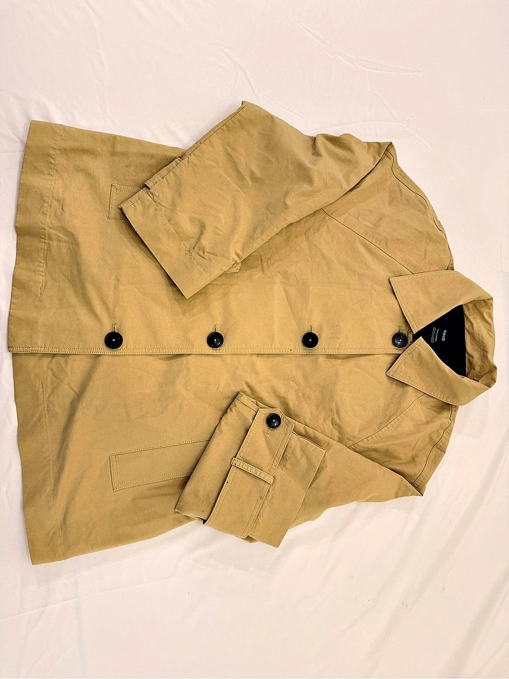 MNG Water-Repellent Jacket in Brown Women’s Size Medium